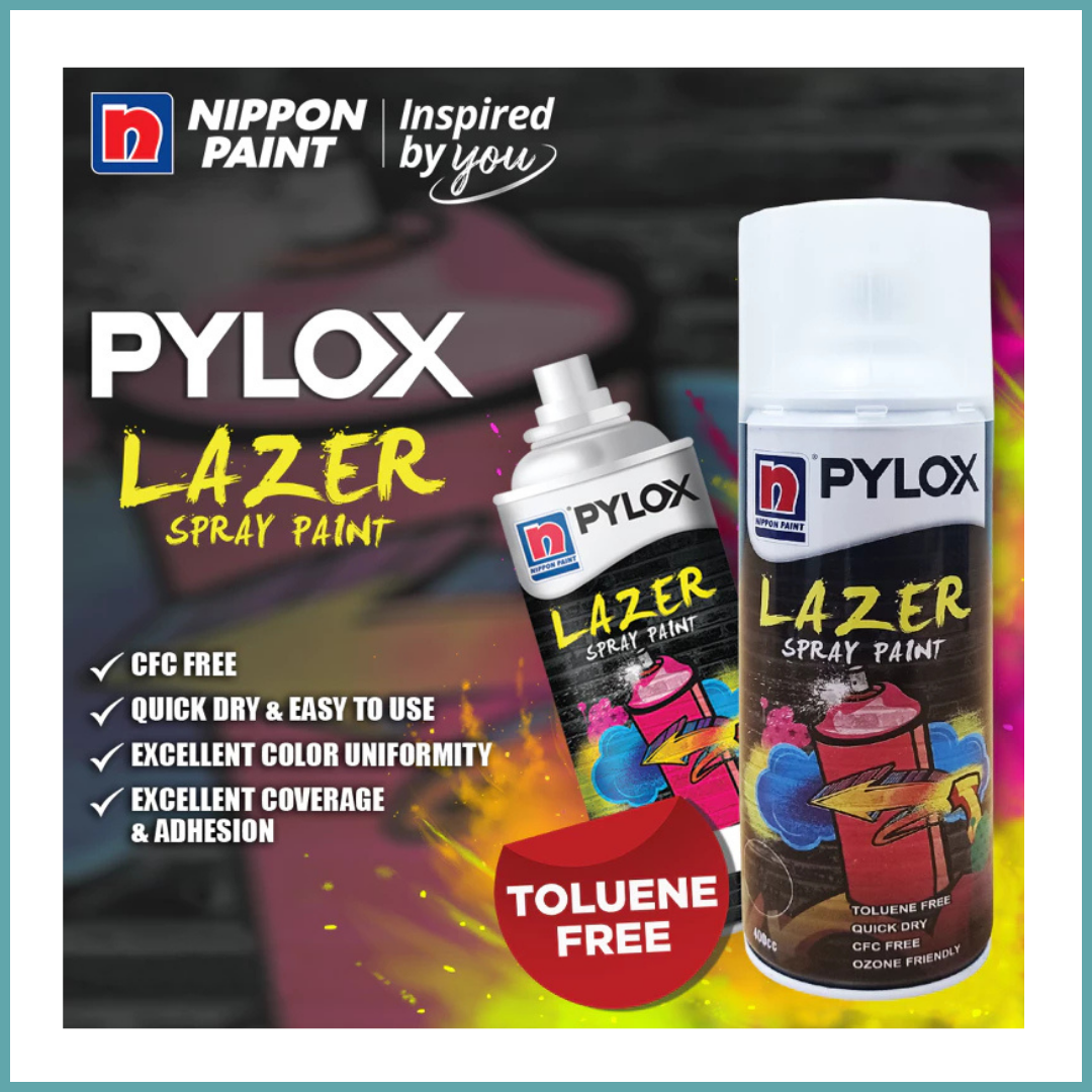PYLOX ORIGINAL LAZER SPRAY PAINT 400CC | Shopee Philippines