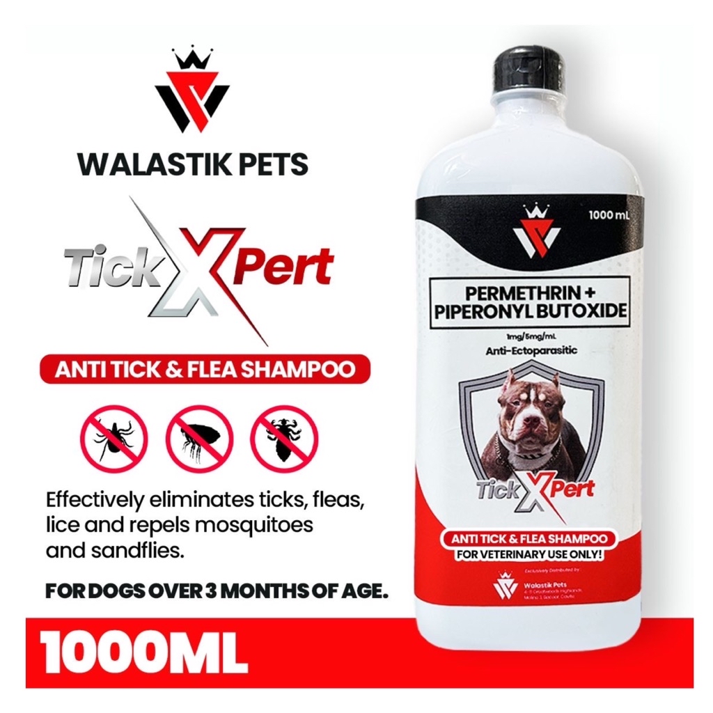 WALASTIK PETS Shampoo with Conditioner 1000ML + TickXpert | Shopee ...