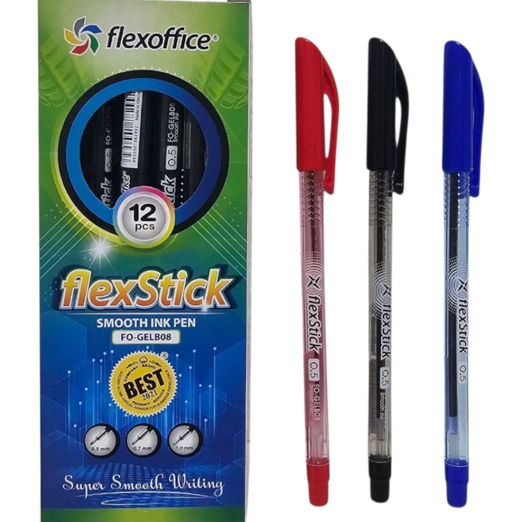 Flex Office Flexstick Ballpen 0.5 mm 5 Pieces | Shopee Philippines