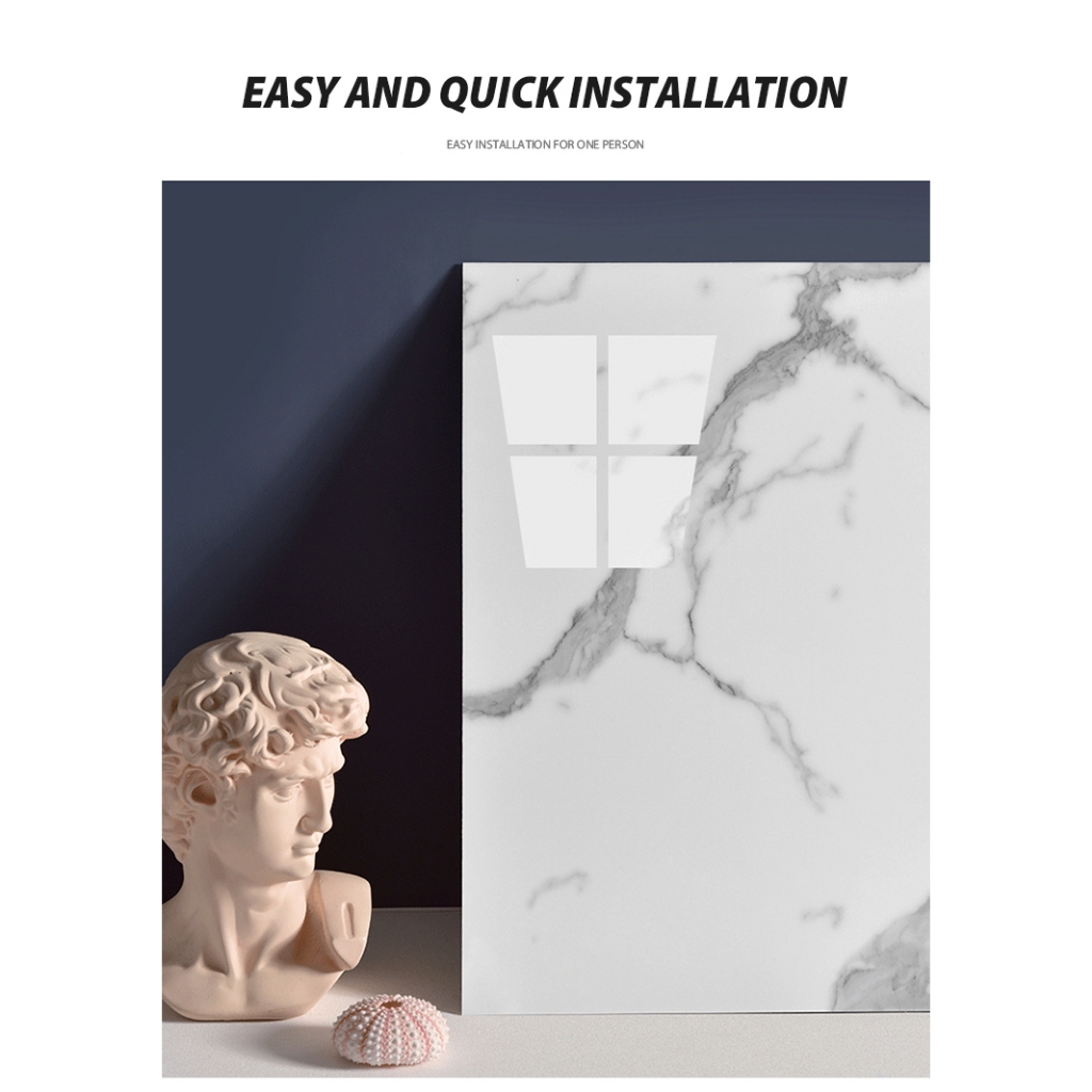 10-piece ceiling wall sticker thick marble pattern 30*30cm household ...