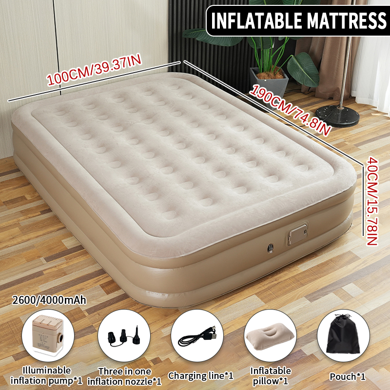 Portable inflatable bed Automatic Inflatable Bed Air Mattresses For ...