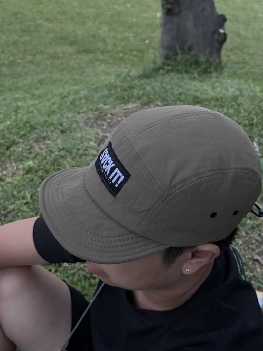 Sack it Short Brim Cap • Adjustable• 100% Polyester • Breathable with ...