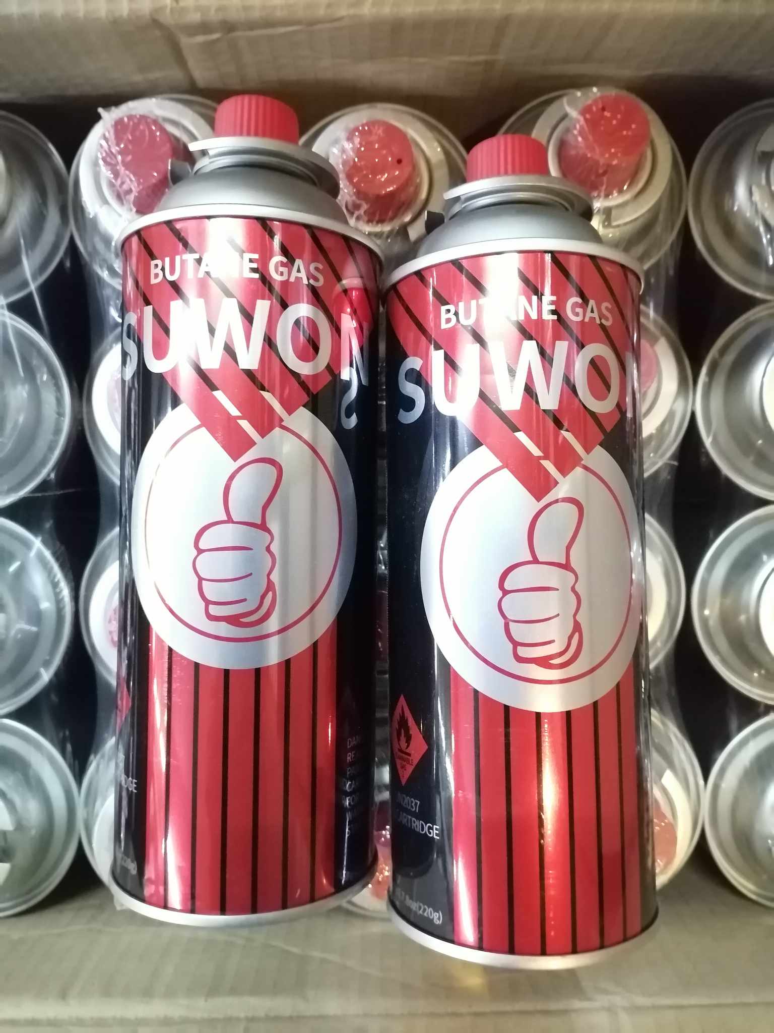 SUWON 220g Butane Gas Canister 4pcs | Shopee Philippines