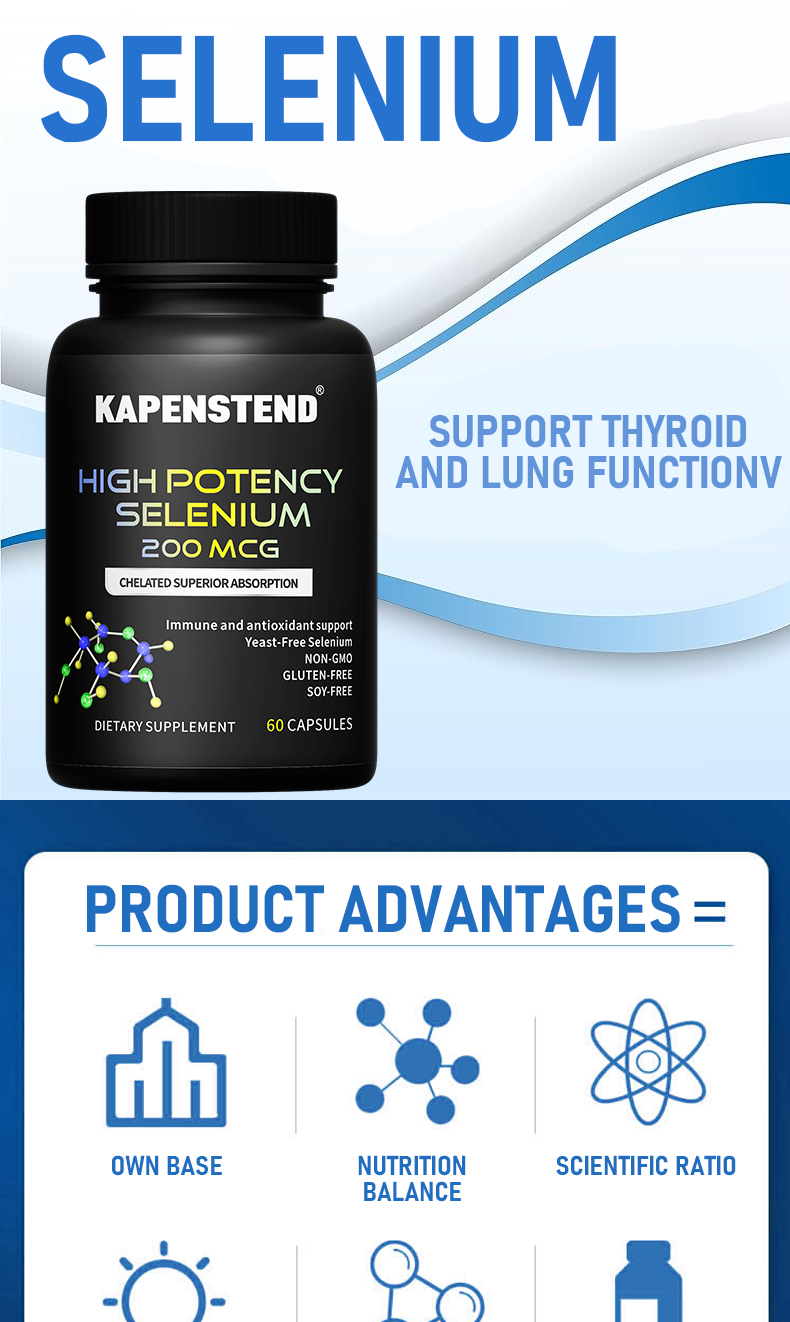 High Potency Selenium - Supports Immune System, Thyroid, Prostate and ...