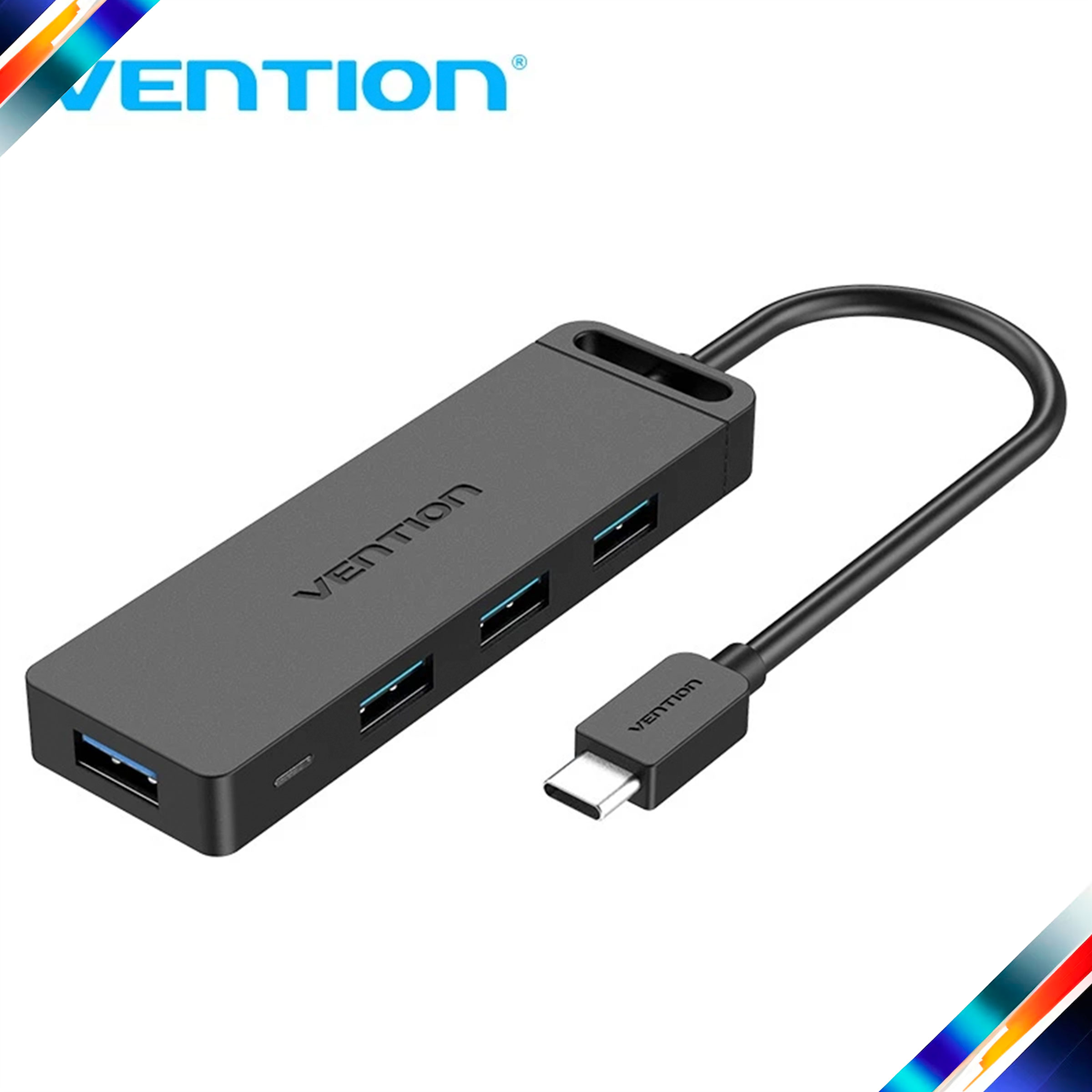 CREATIVE_USB3.0 & USB-C 2-in-1 Interface to 4 Ports USB 3.0 HUB Hight ...