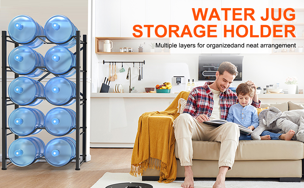 Mineral Water Rack 3/4/5 Layer Water Dispenser Rack Stand Water ...