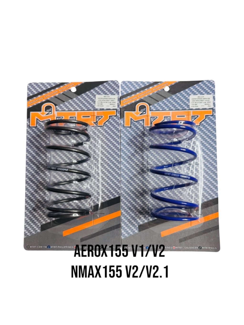 MTRT STREET CENTER SPRING NMAX155V2/V2.1/AEROX155V1/V2 1200RPM/ 1500RPM ...