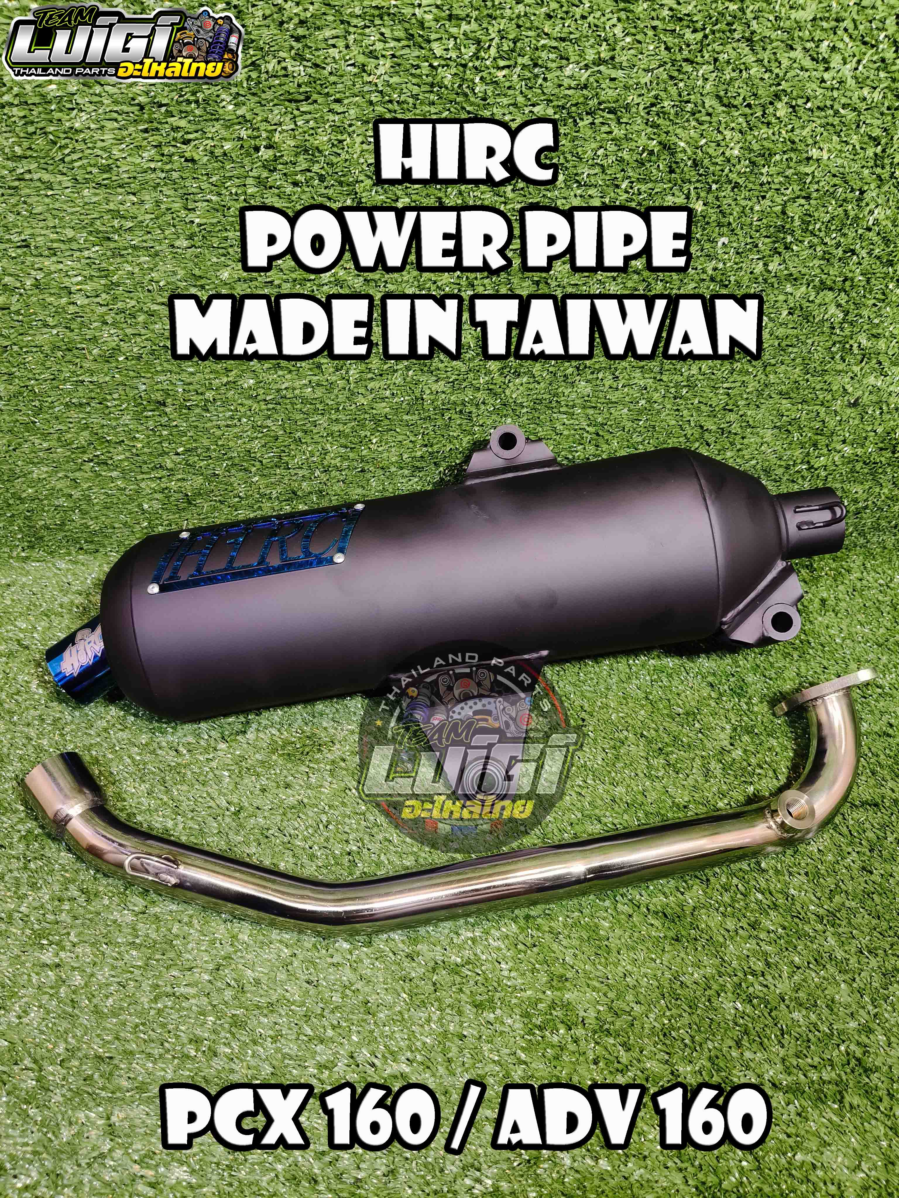 HIRC POWER PIPE TITANIUM TIP HONDA PCX 160 MADE IN TAIWAN | Shopee ...