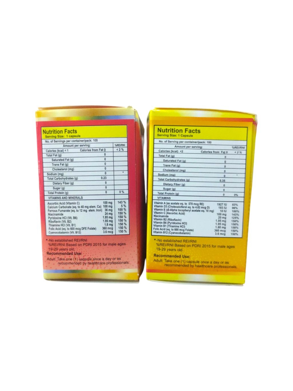 MULTIVACAPS / MULTIVACAPS PLUS Food Supplement 100 Capsules | Shopee ...