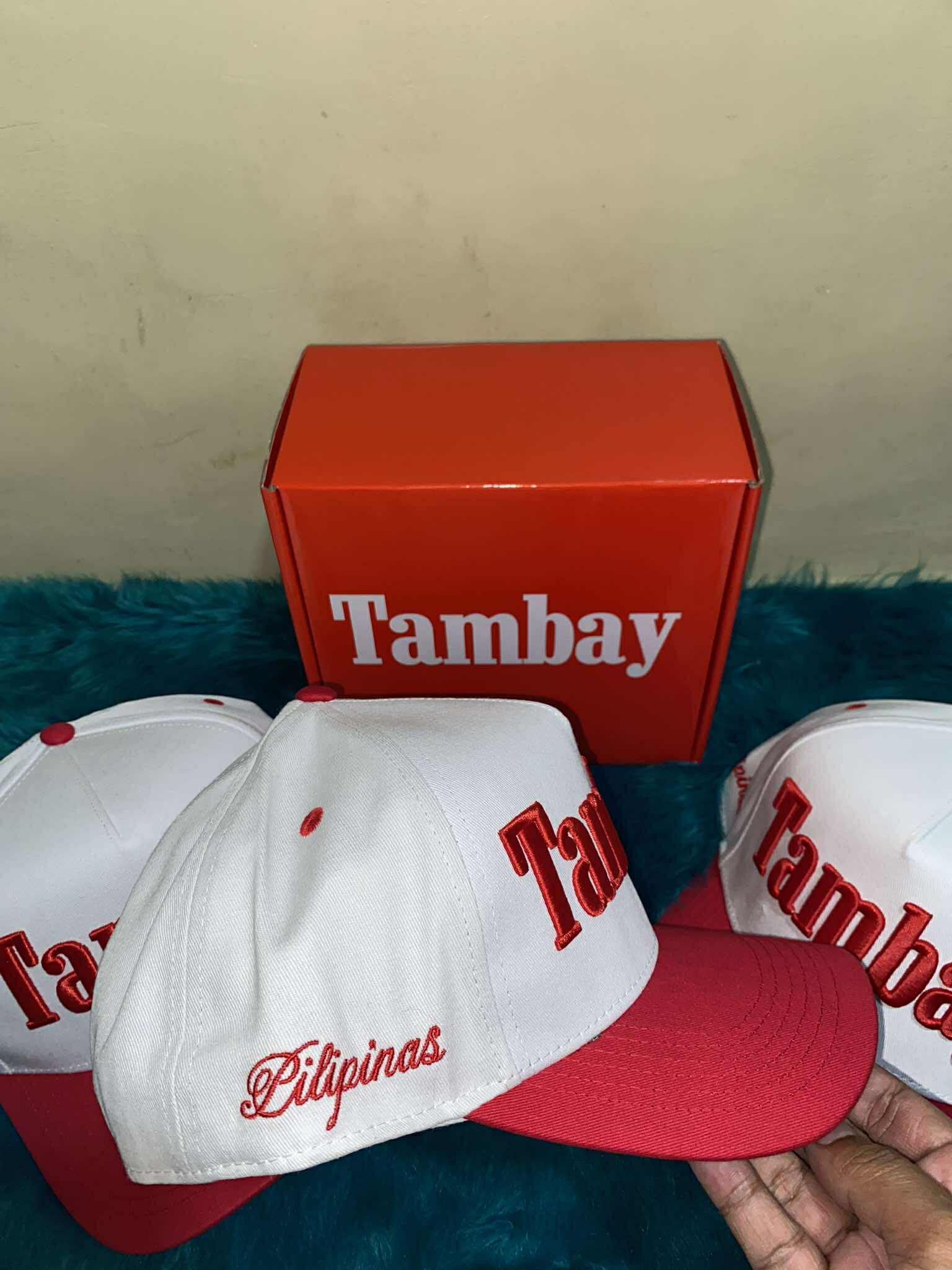A FRAME TAMBAY CAP RED VERSION 21 WITH SIGN & BOX END STICKER | Shopee ...