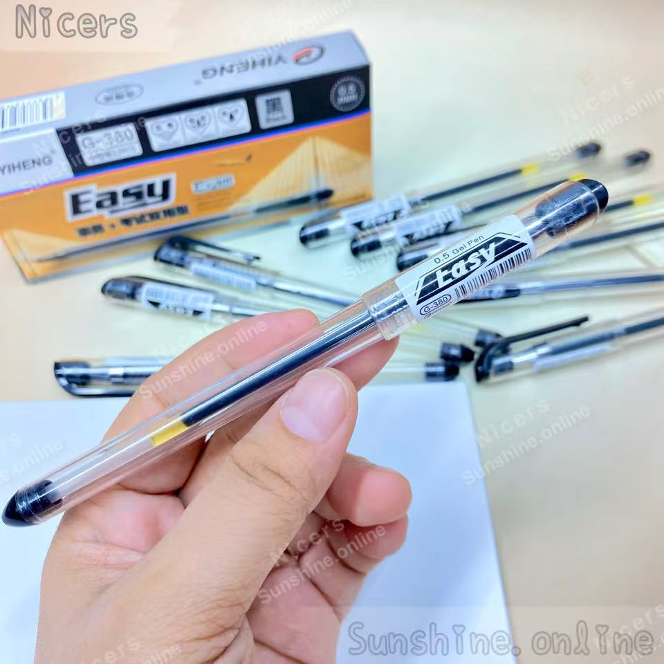 12pcs G-380 EASY sign pen gel pen 0.5mm | Shopee Philippines