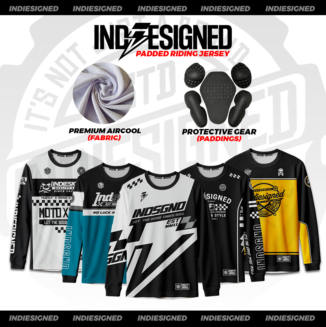 INDESIGNED KNOX RIDING JERSEY PADDED | Shopee Philippines