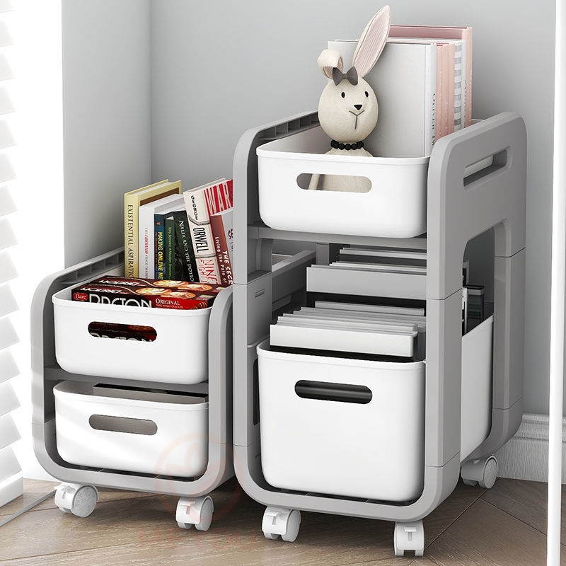 MEYOU Desktop storage Bookshelf School bag rack Office storage Desk ...