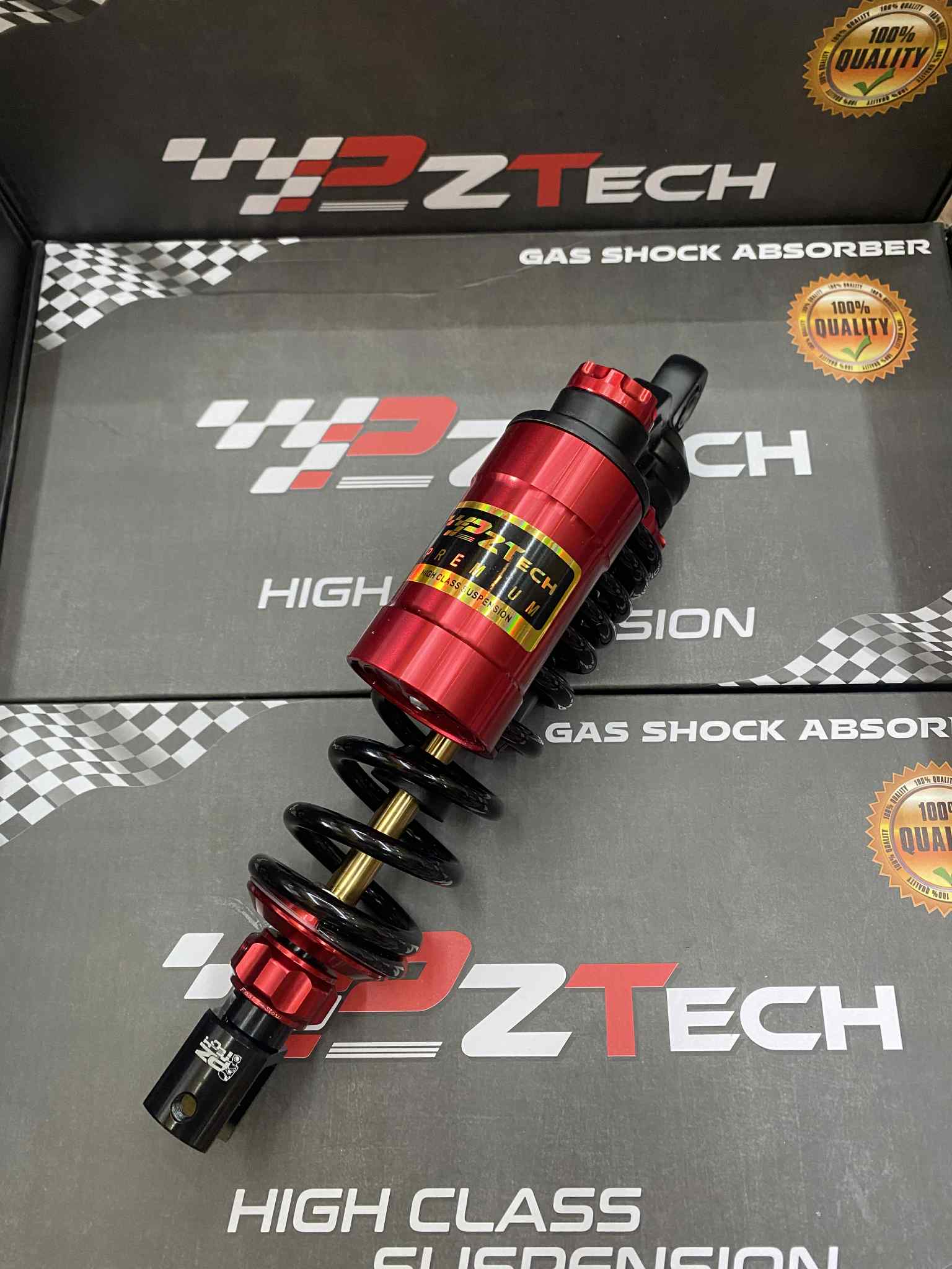 PZTECH REAR SHOCK G2 SERIES ADJUSTABLE COMPRESSION MIO / BEAT/ CLICK ...
