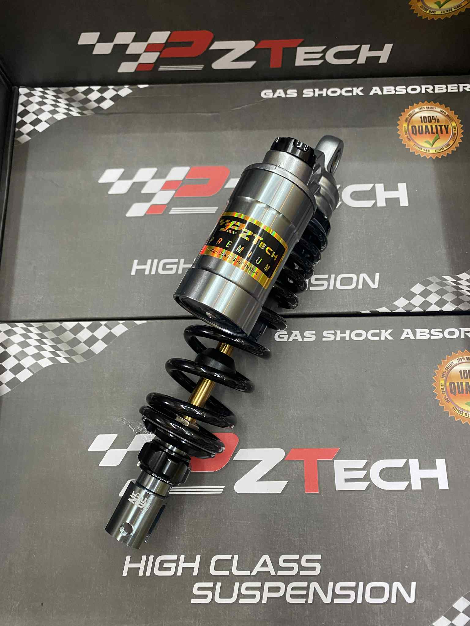 PZTECH REAR SHOCK G2 SERIES ADJUSTABLE COMPRESSION MIO / BEAT/ CLICK ...