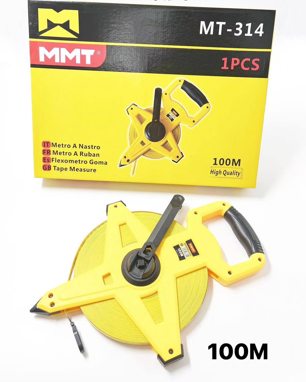 30M-50M-100M-Tape Measure Fiber Glass High Quality Heavy Duty Meter ...