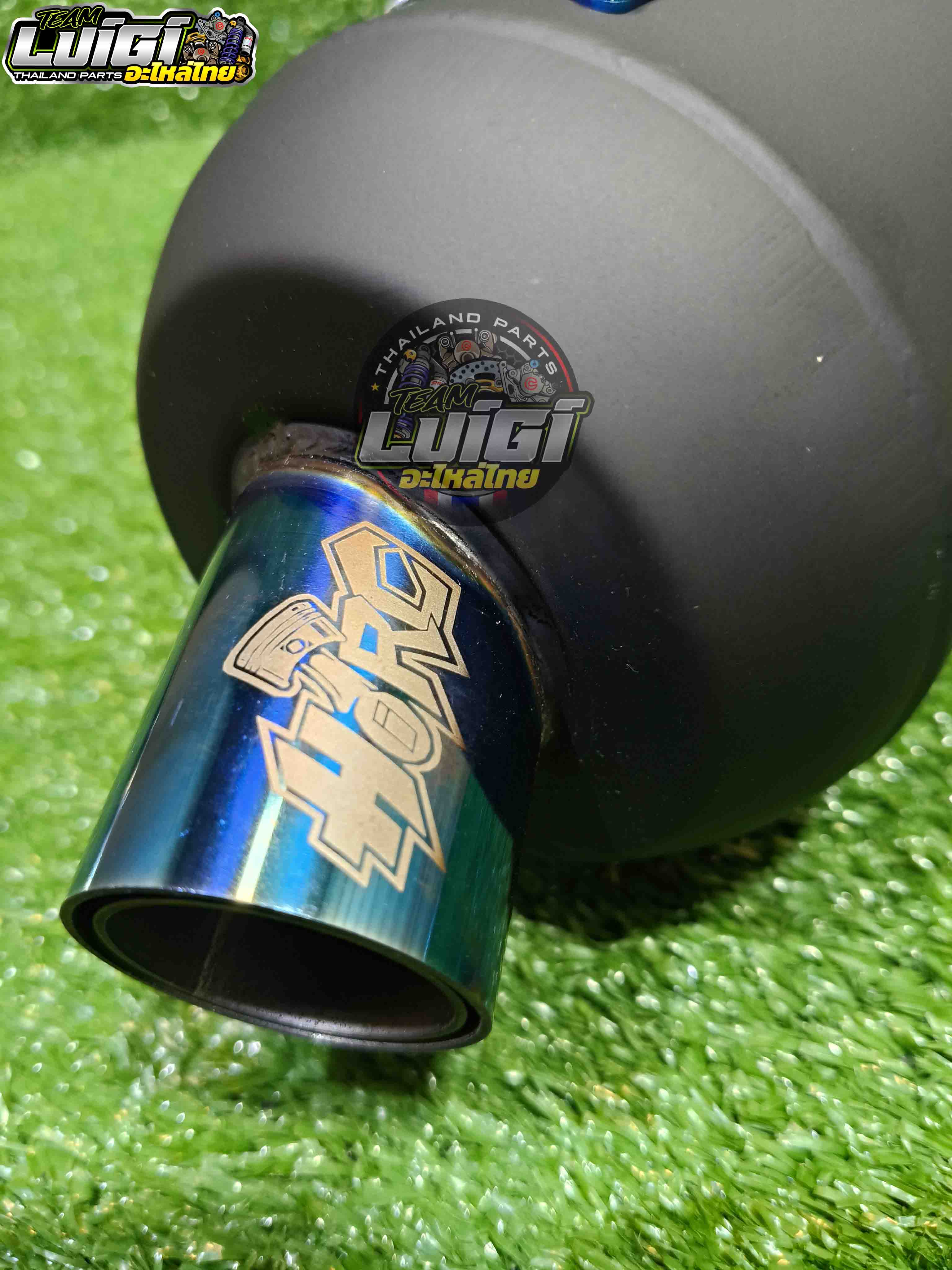 YAMAHA AEROX 155 V2 / NMAX V2 155 V2 HIRC POWER PIPE TITANIUM TIP MADE ...