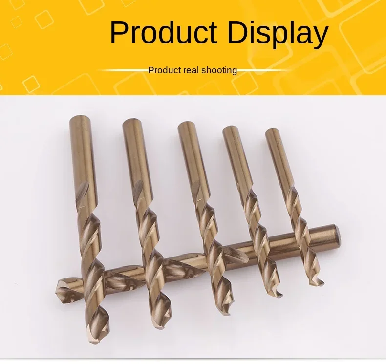 COD Metric M42 Cobalt Twist Drill Bits Set for Stainless Steel and Hard ...