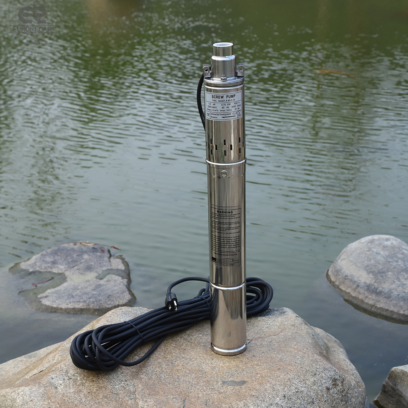 220V 60Hz Submersible Pump 3'' Stainless Steel Single Phase Deep Well ...