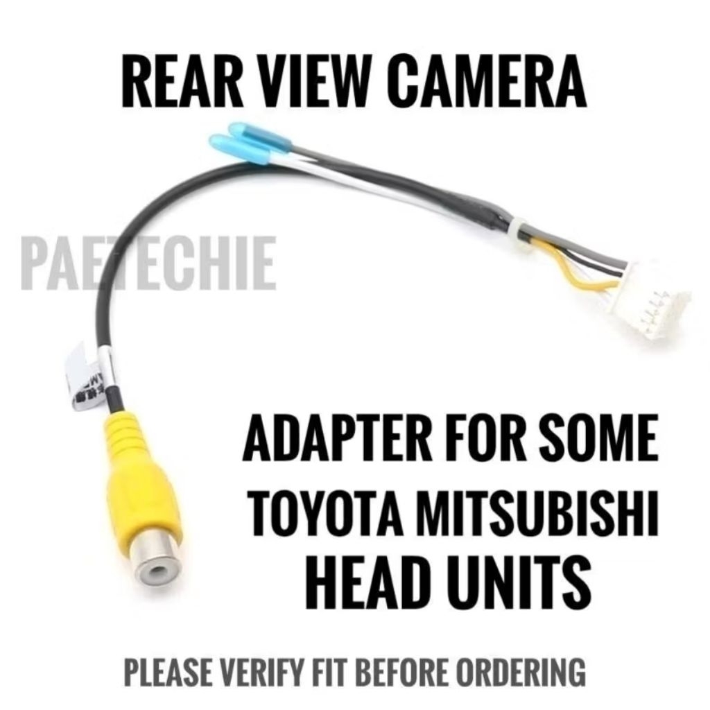 10pin Reverse Parking Camera Harness Rear View Adapter Mitsubishi Car ...
