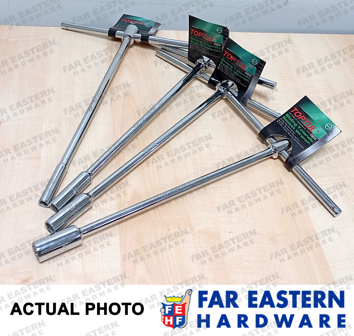 TOPTUL T Wrench Socket Sliding T-Handle 8mm | 10mm | 12mm | 14mm ...