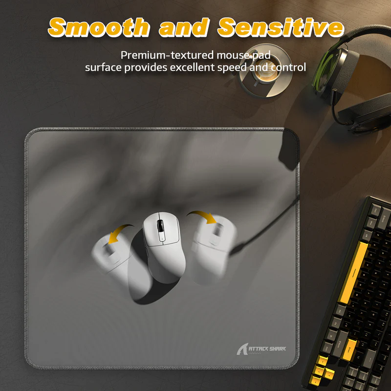 Attack Shark CM02 Gaming Mouse Pad for Esports Speed Large Mouse mats ...