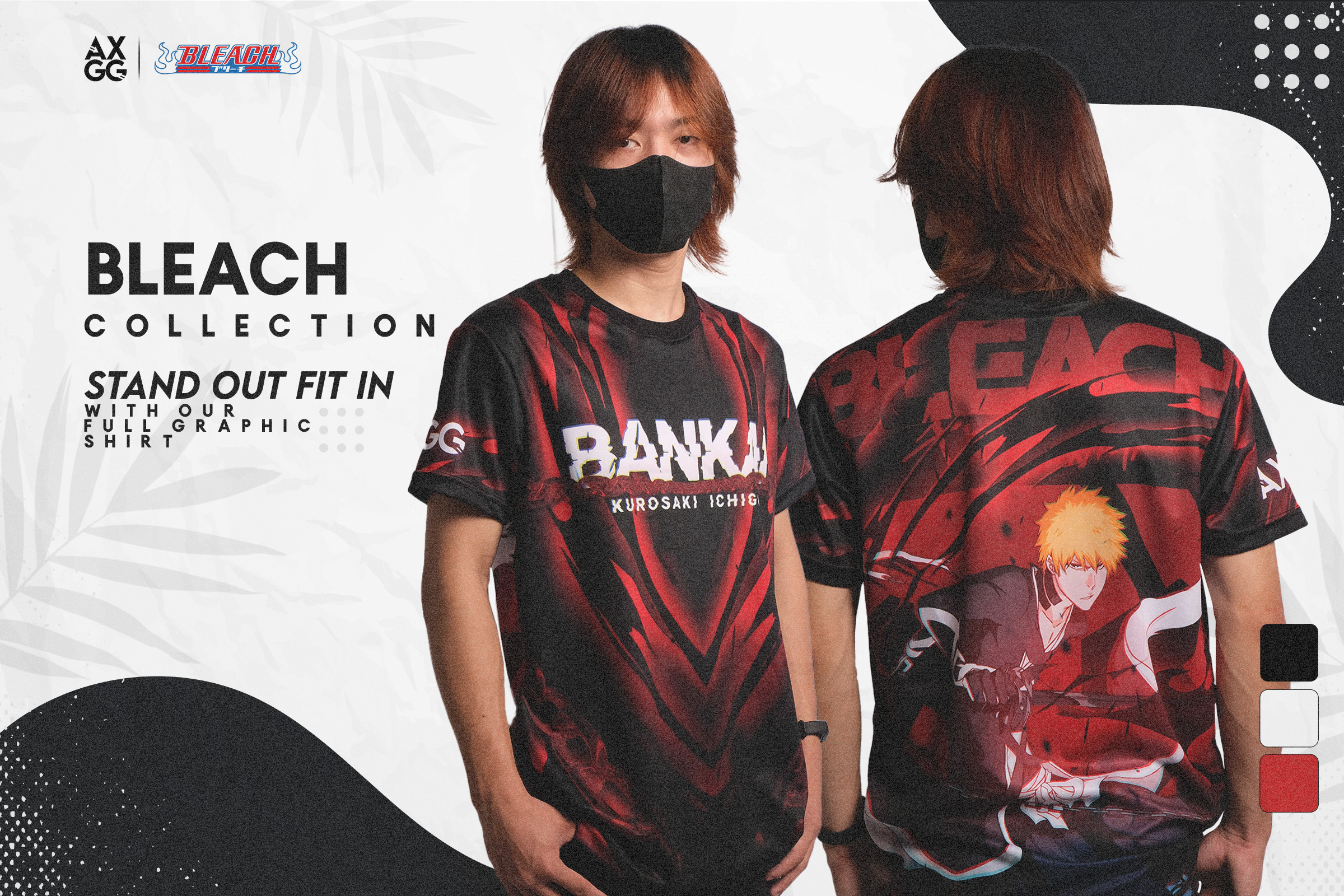 AXGG ' Bleach ' Anime Shirt | Shopee Philippines