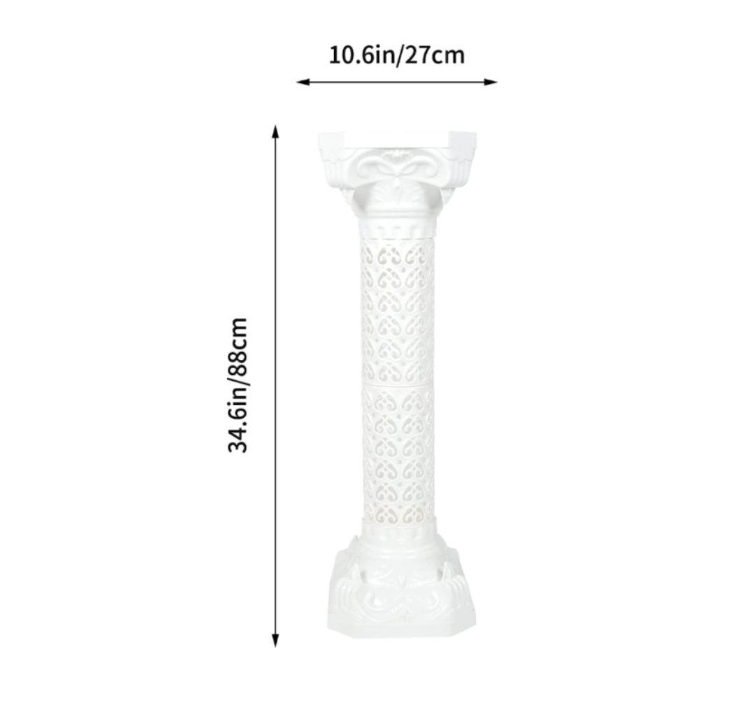 White Roman Pillar Column Props For Wedding Party Decoration Home ...