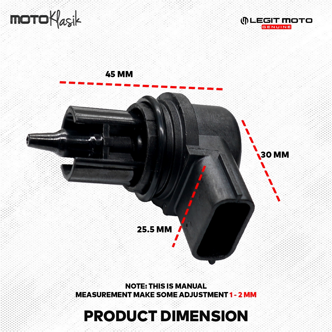 LEGITMOTO ISC STEPPING MOTOR FOR NMAX AEROX / BEAT FI / PCX 160 BLACK ...