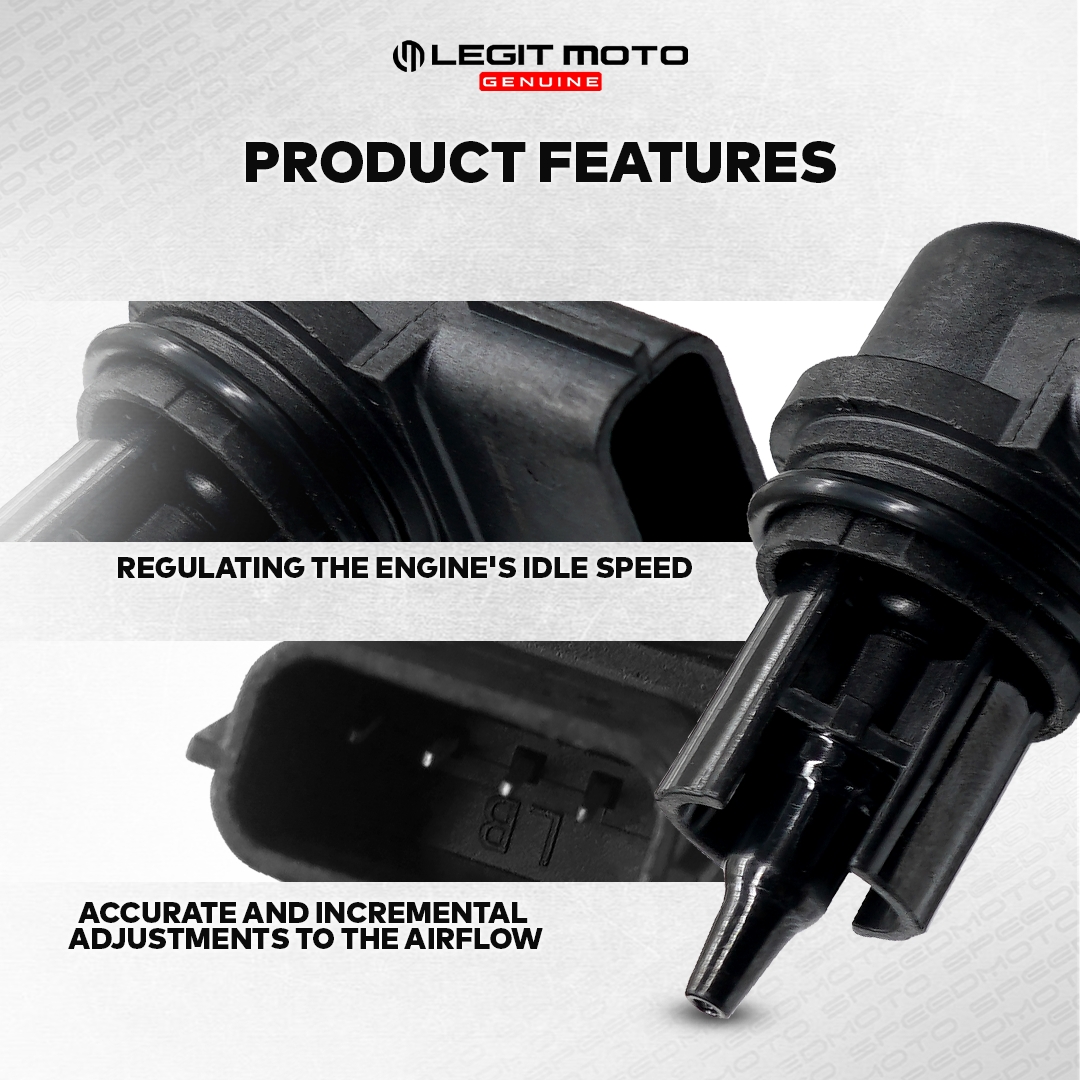 LEGITMOTO ISC STEPPING MOTOR FOR NMAX AEROX / BEAT FI / PCX 160 BLACK ...
