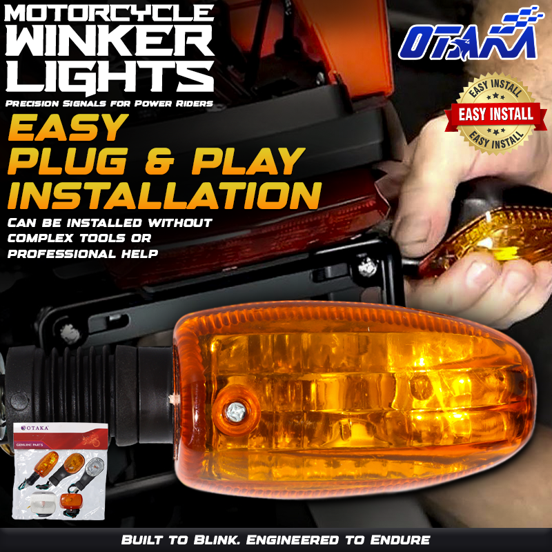 FIX PRO MOTORCYCLE WINKER LAMP FOR BAJAJ/BARAKO/CT100/XRM/UNIVERSAL ...