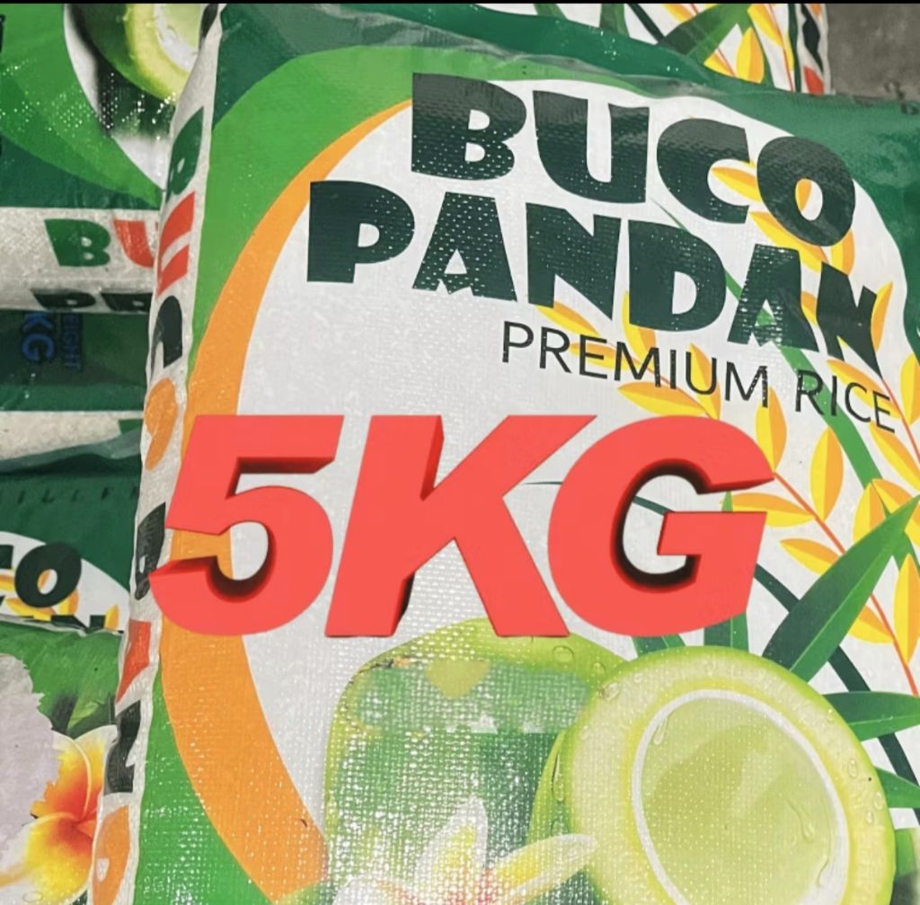 Jasmine red fragrant buconpandan local 5 kg pangmasa rice mix buo durog ...