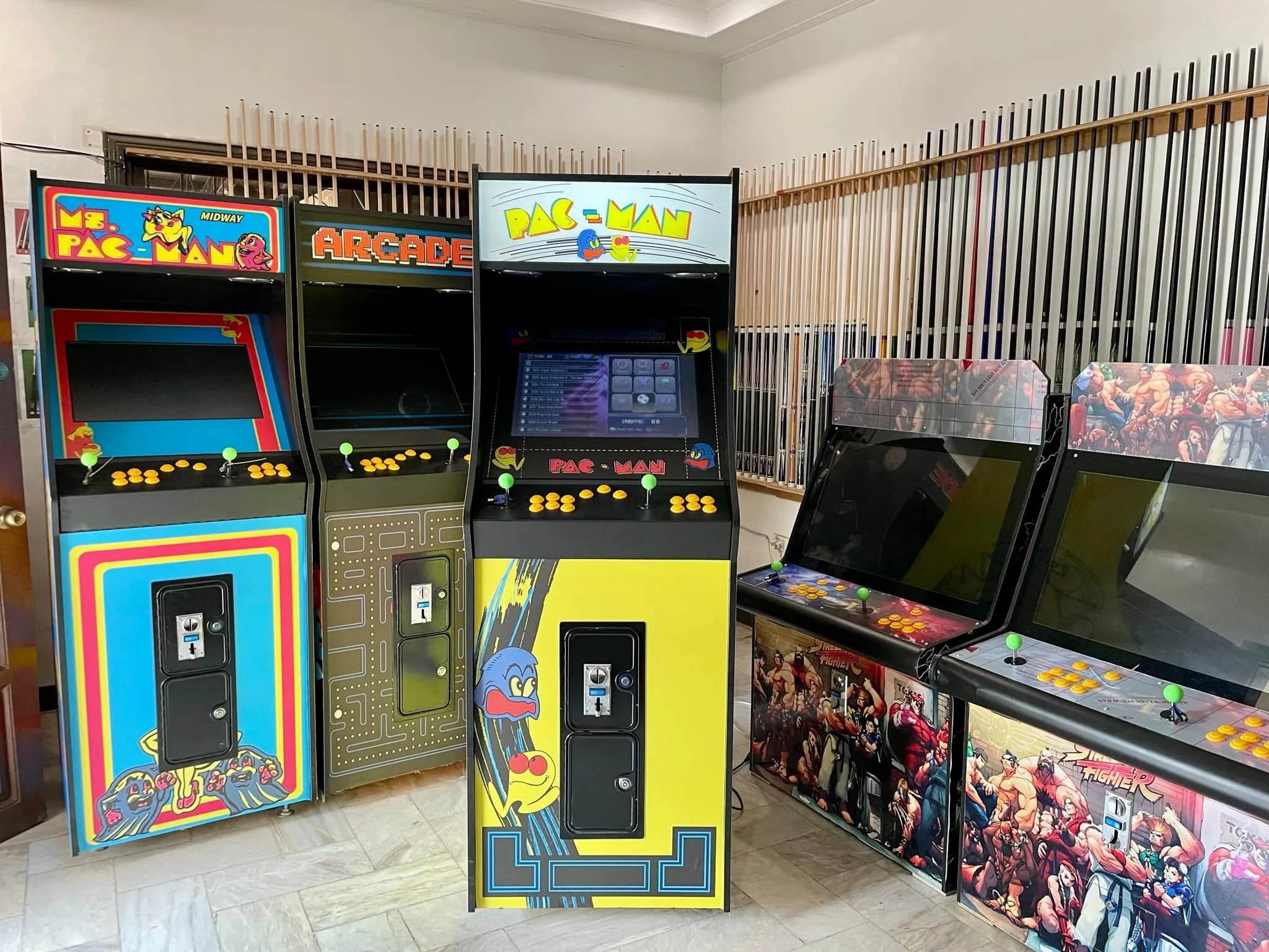 UPRIGHT PACMAN ARCADE SERIES / VIDEO GAMES / ARCADE MACHINE | Shopee ...