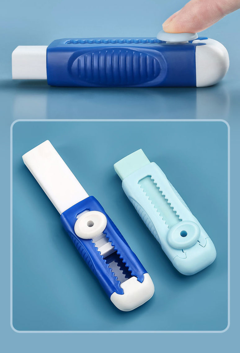 Retractable Eraser Sliding Push-Pull Eraser for Students Super Clean ...
