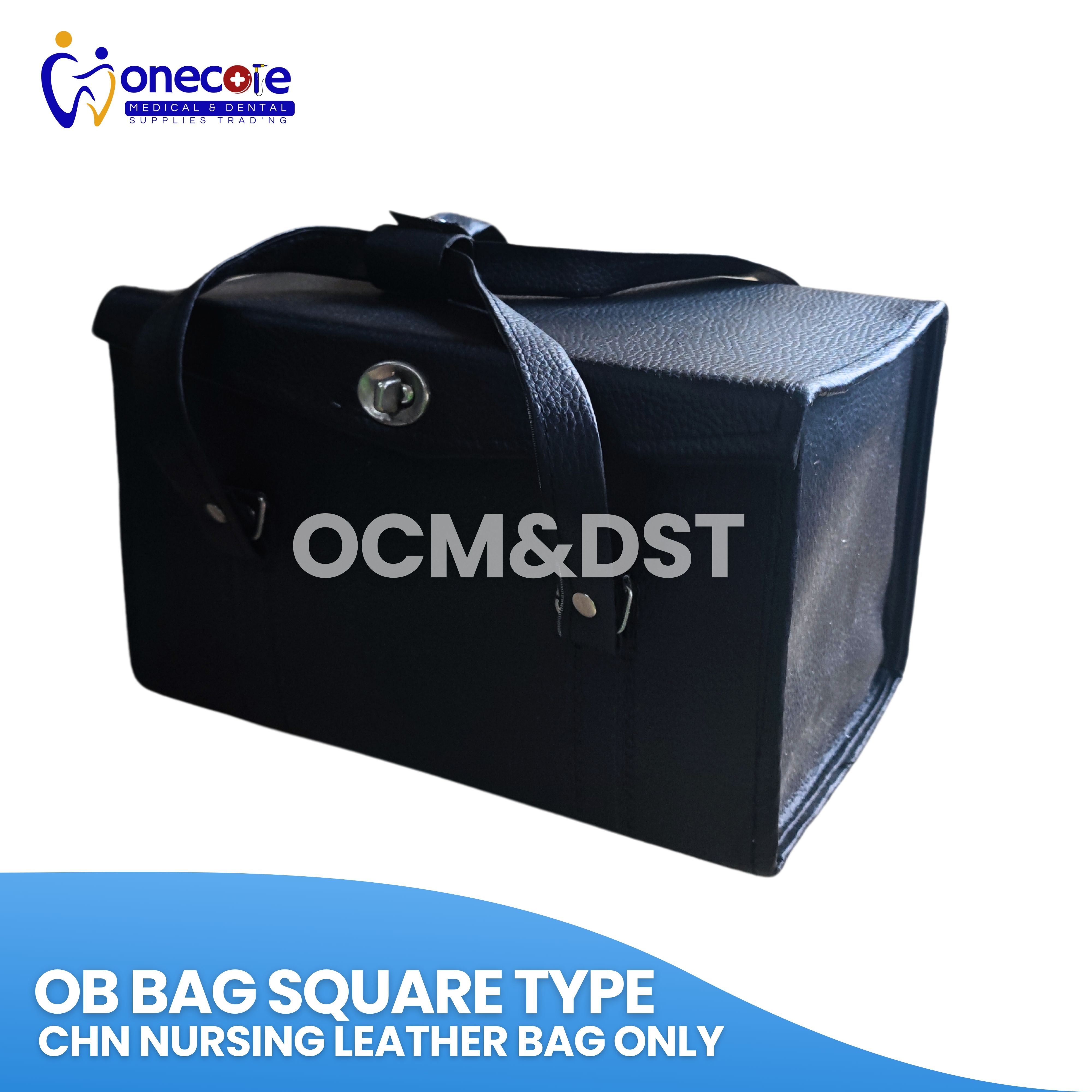 OB Bag Leather | Medical / Nursing Bag / CHN Bag ( Sling Bag and Square ...