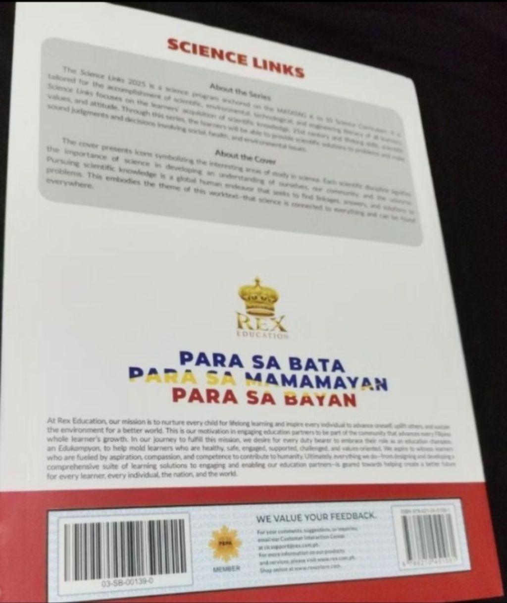 SCIENCE LINKS FOR GRADE 10 - 2025 MATATAG EDITION | Shopee Philippines