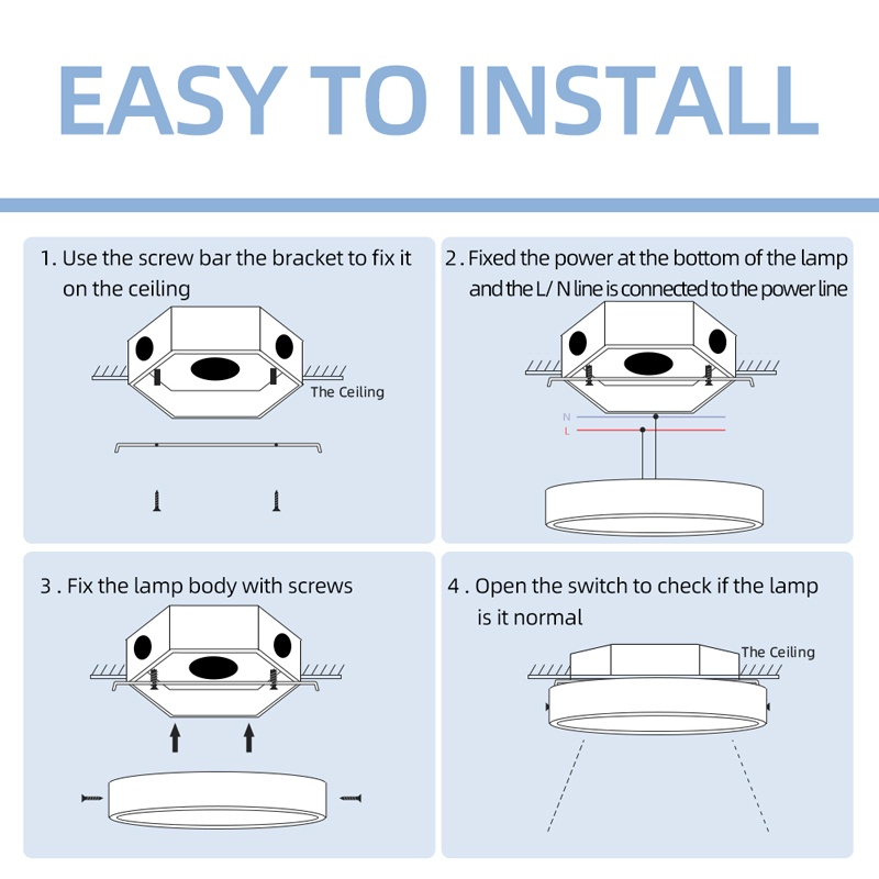 CANMEIJIA LED Pin Light Surface Mounted Downlight 3 Colors Round ...