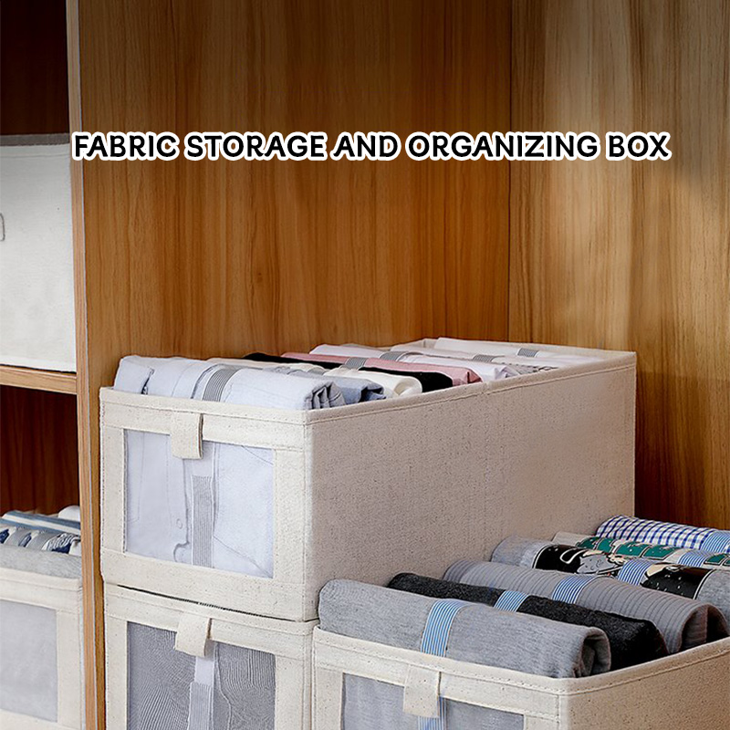 Foldable Cloth Storage Boxes Closet Dresser Drawer Divider Organizer ...