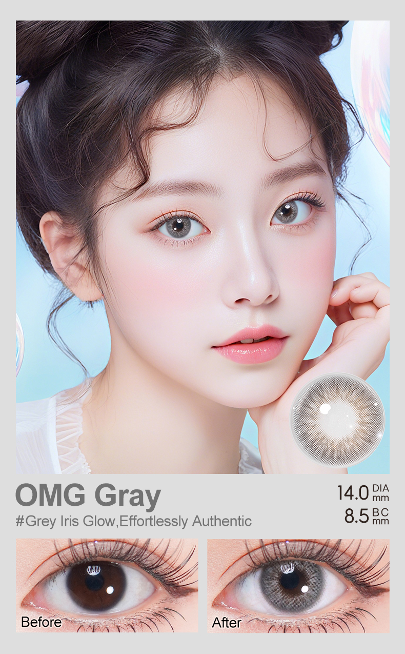 Magister Contact Lenses OMG Brown Contact Lens With Grade Natural Look ...