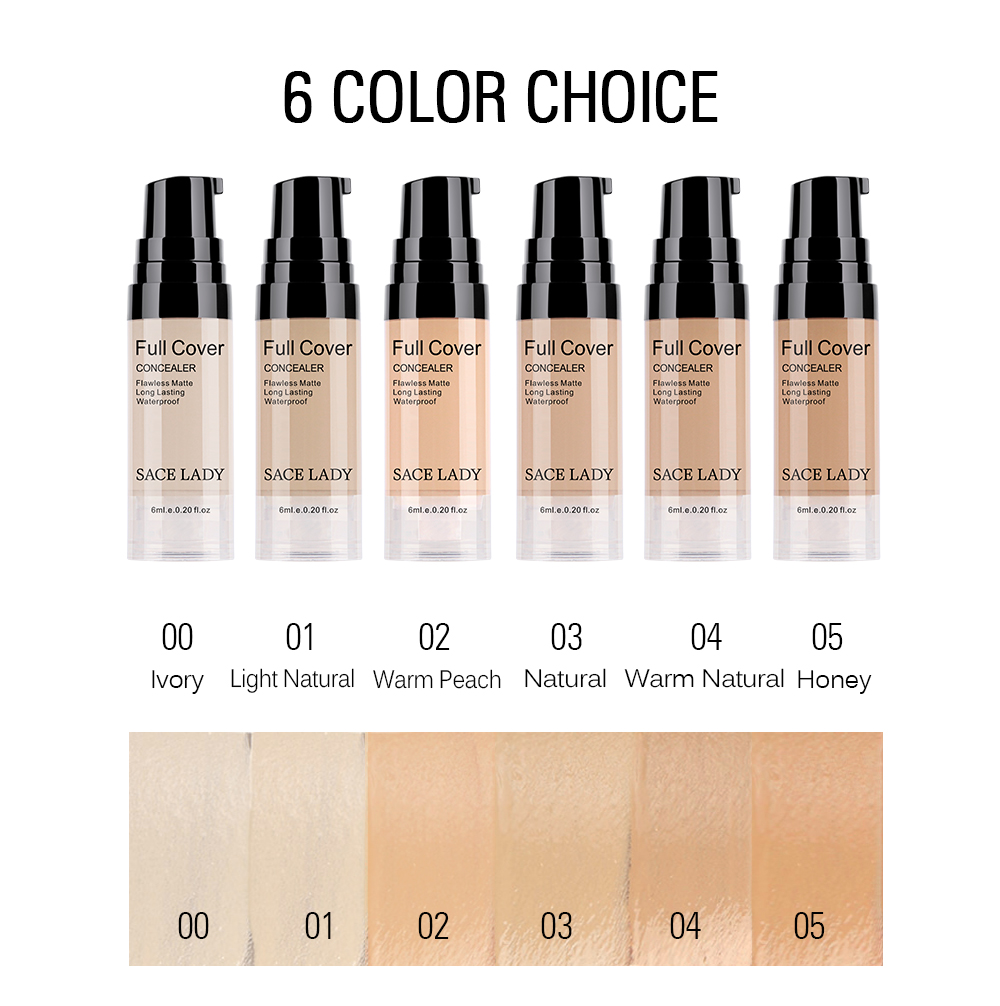 SACE LADY Basic Long Lasting Face Makeup Matte Liquid Foundation with ...