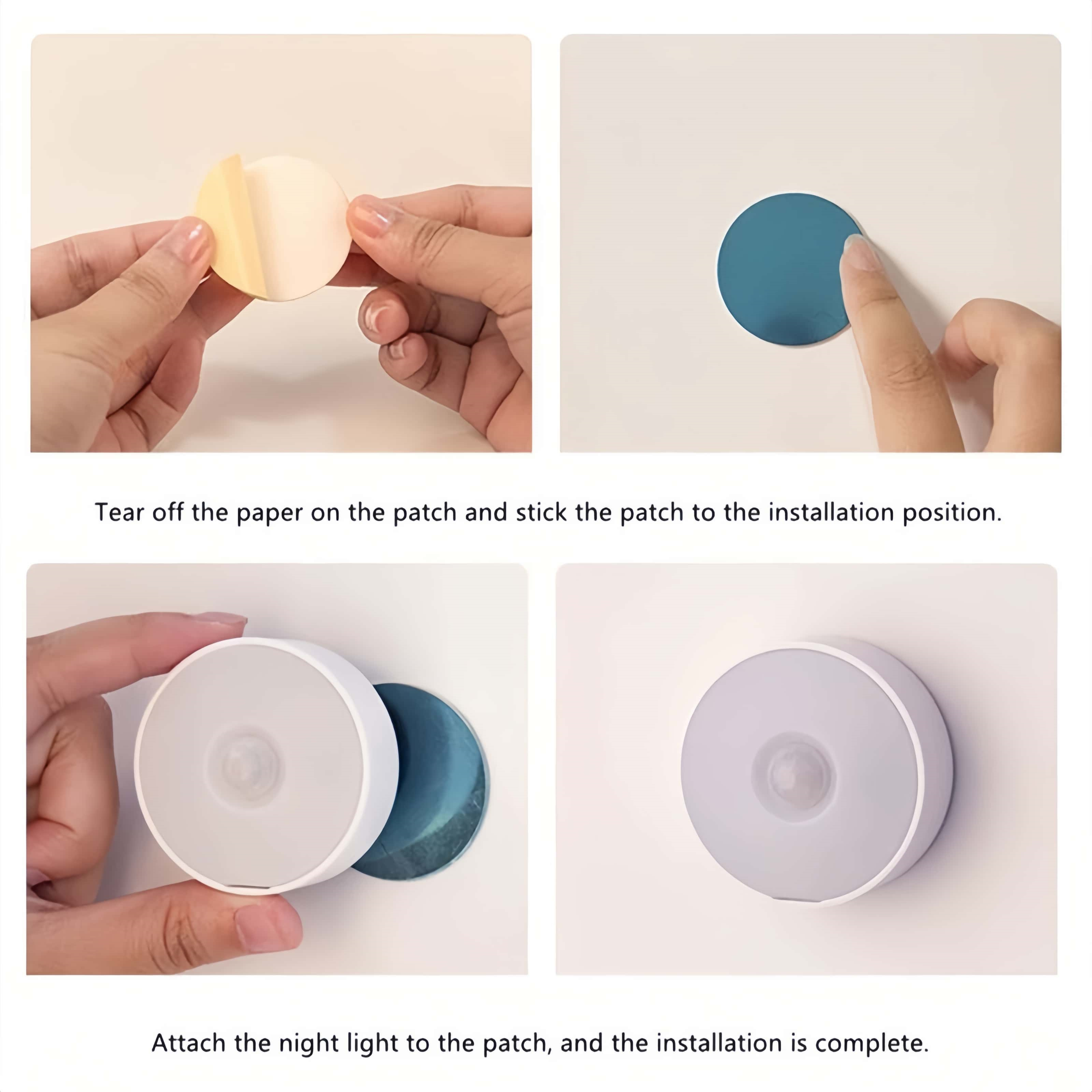 Push Mini Night Led Stick Tap Push Lamp Night Light Usb Rechargeable ...