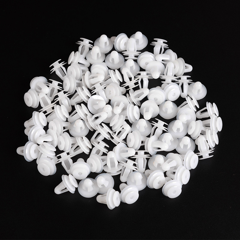 100 Pcs Auto Fastener Clip Plastic Car Door with Seal Ring Panel ...