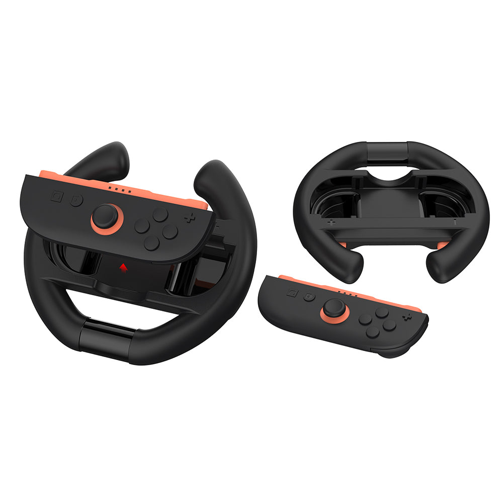 Dobe Controller Steering Wheel for Nintendo Switch 2 Joy-Pad (Black ...