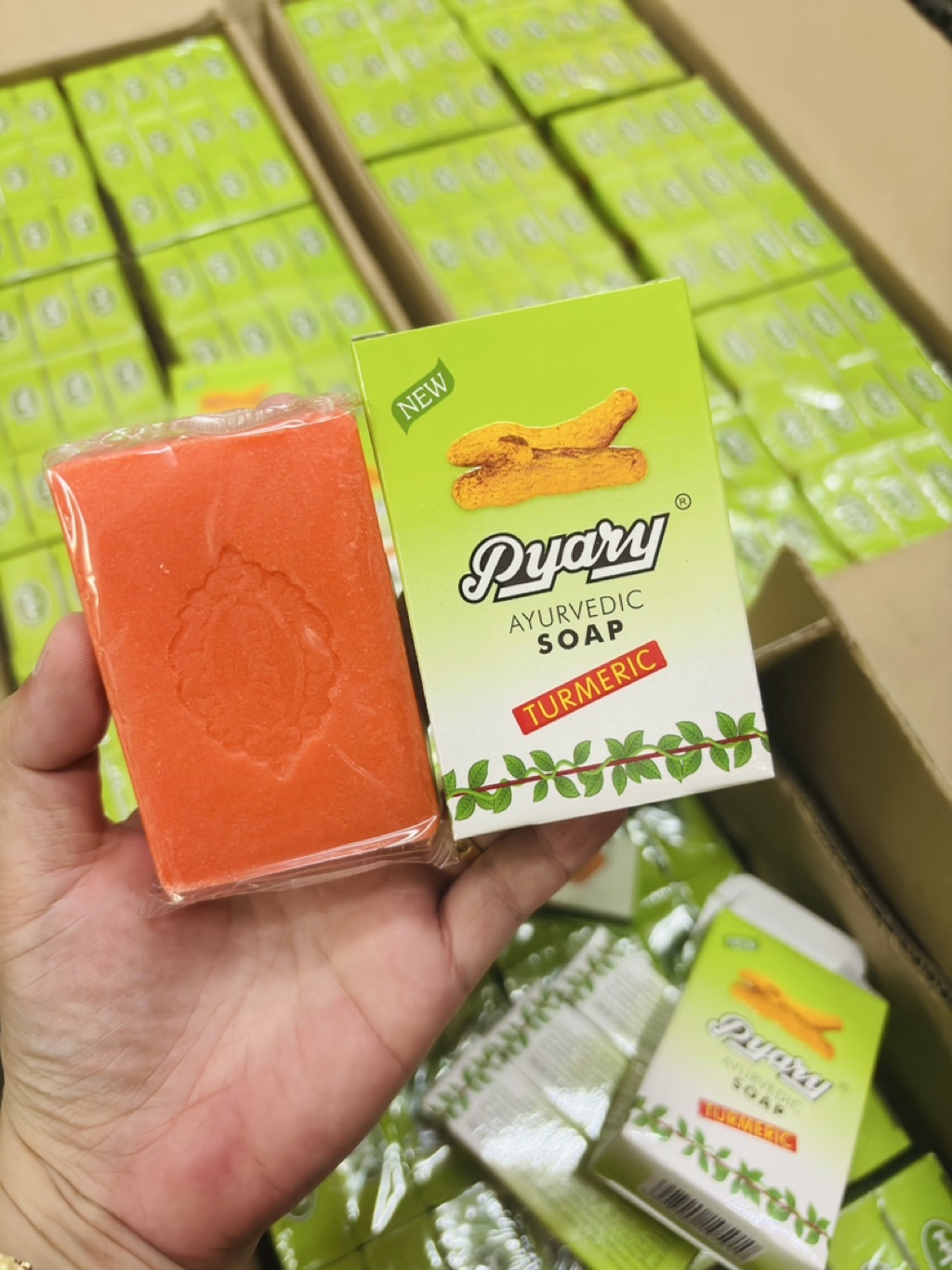 ORIGINAL PYARY AYURVEDIC (TURMERIC) SOAP 75g. | Shopee Philippines