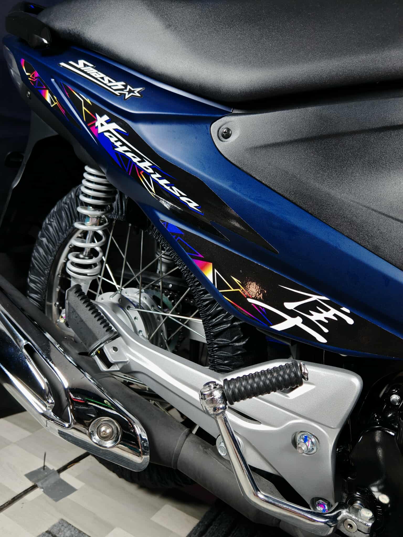 Smash 115 Hayabusa Vitrum Decals with Freebies Stickers Thailand Indo ...