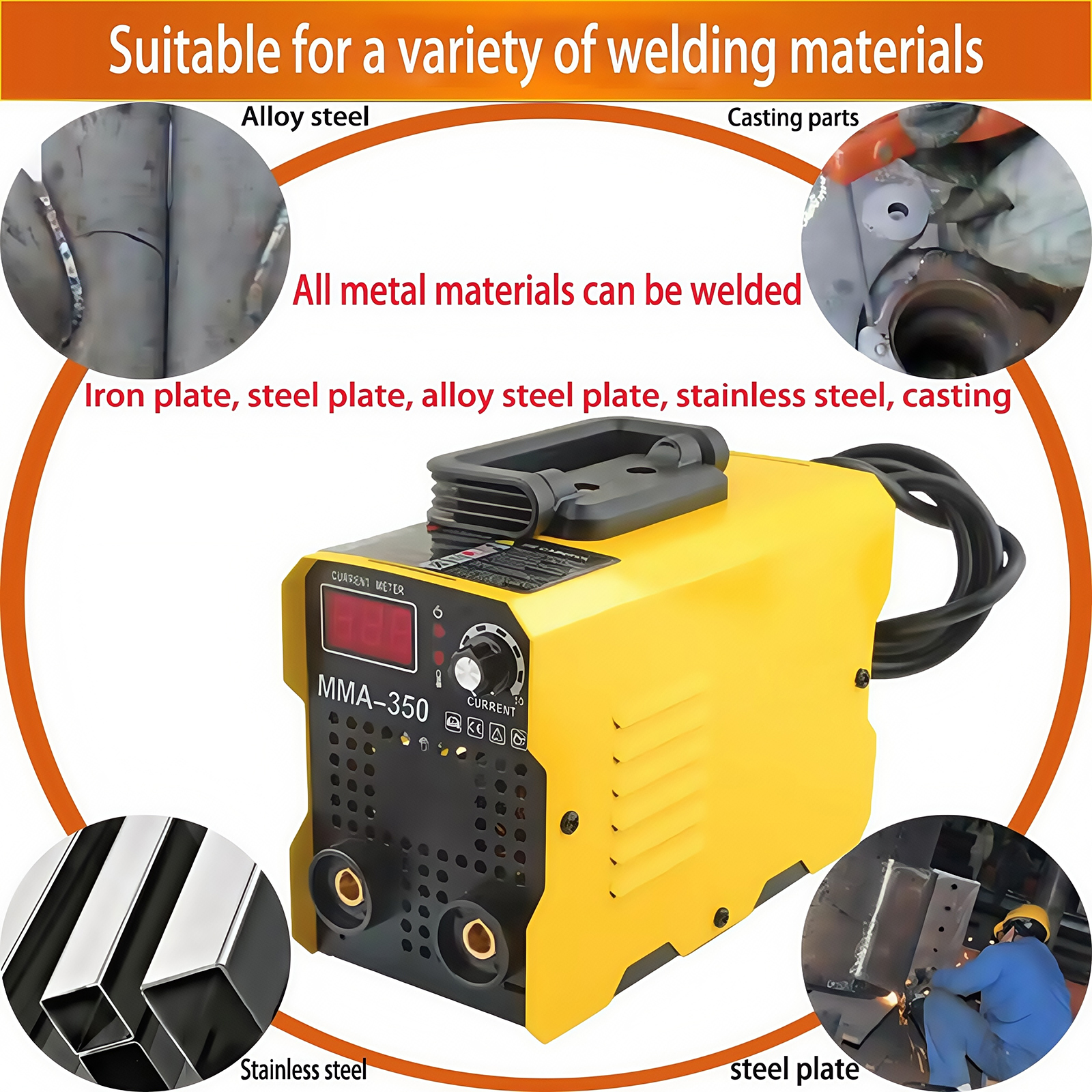 MMA-300 ARC Inverter MINI Welding Machine Portable IGBT Electric Weld ...