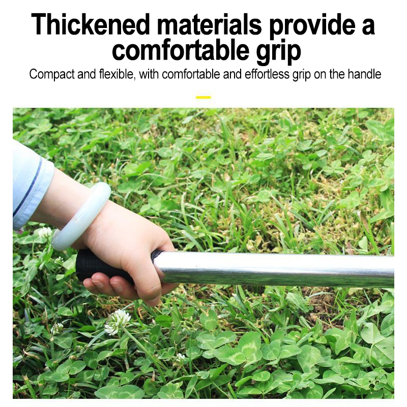 Iron Hoe And Rake Handheld Gardening Weeding Rake For Planting ...