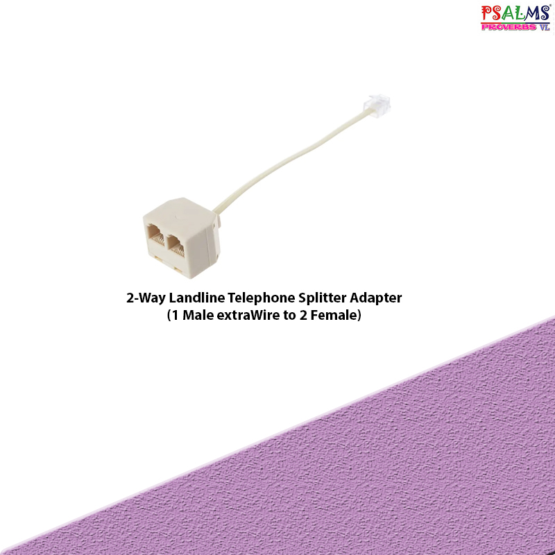 Telephone Splitter and Modular outlet (per piece) | Shopee Philippines