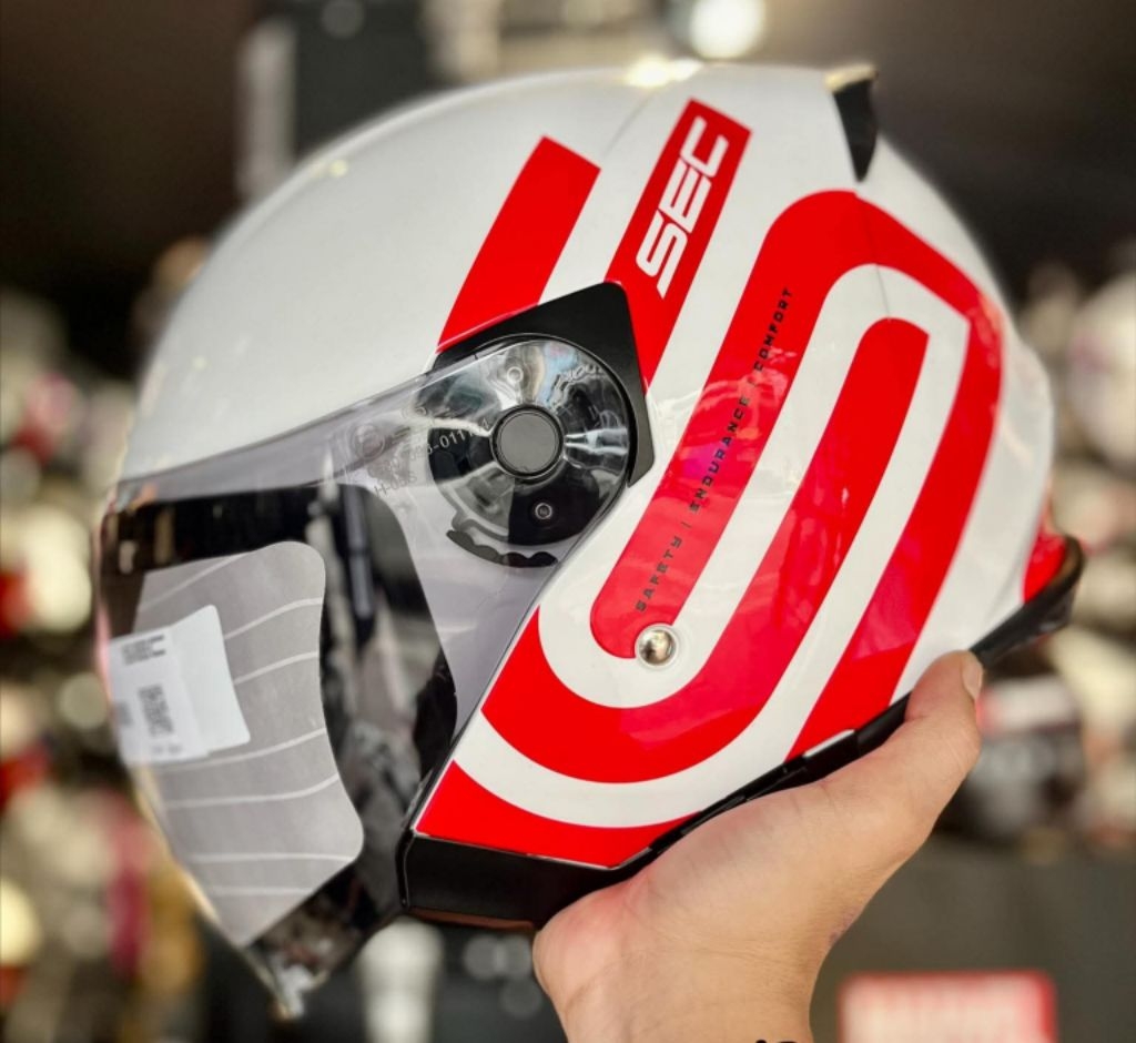 sec halfface helmet mist dual visor | Shopee Philippines