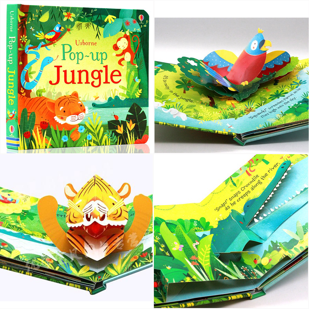 Usborne Pop-Up Fairy Tale Three Little Pigs 3D Flap Picture Books Kids ...